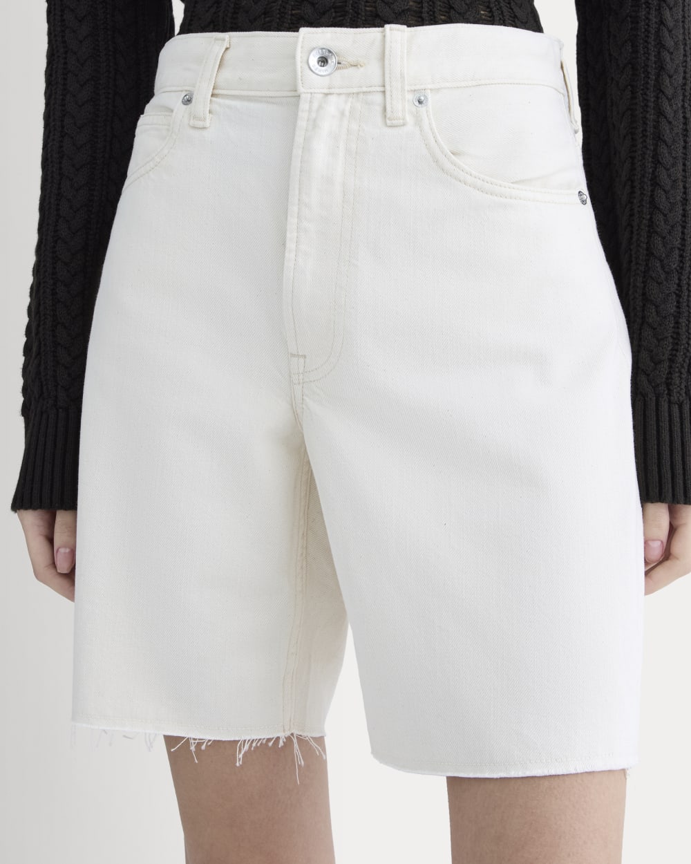 The OG Baggy Jean Short | Ecru - Image 4