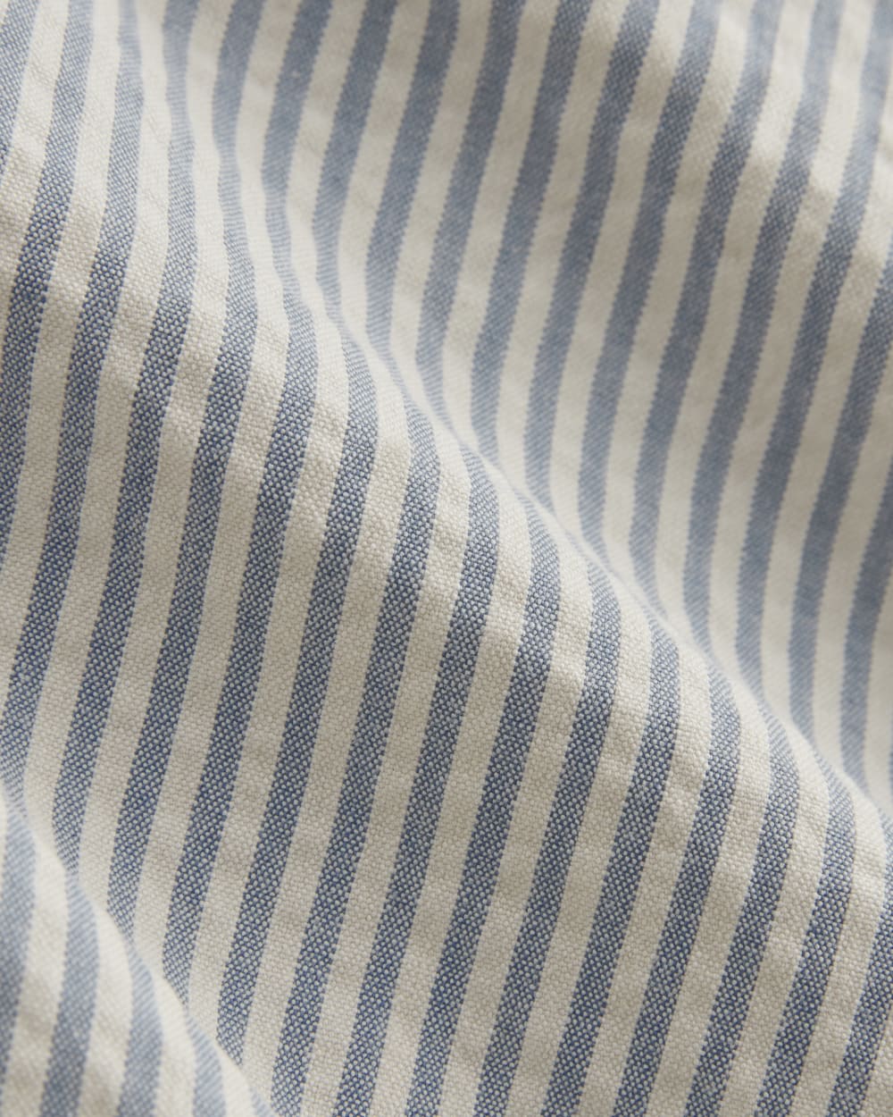 The Seersucker Mini Wrap Dress | Dutch Blue / Natural - Image 5