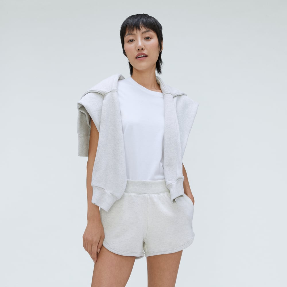 The Track Sweatshort | Light Heather Grey - Image 5