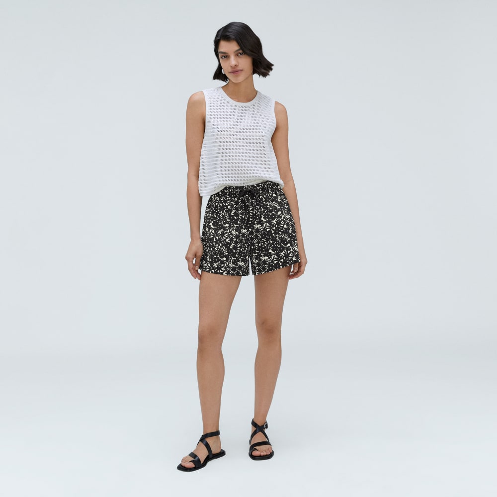 The Seersucker Boxer Short | Black / Canvas Floral - Image 6