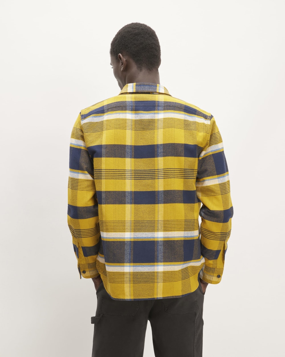 The Heavyweight Overshirt | Uniform | Honey / Heritage Blue / Navy / Bone - Image 6