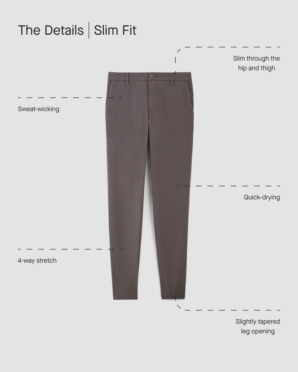 The Performance Chino | Uniform | Olive | Slim - Image 4