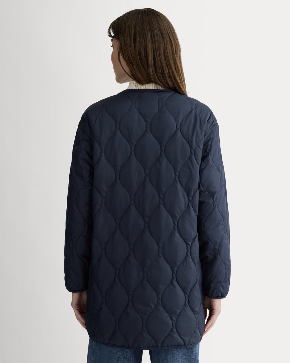 The Quilted Liner | Navy - Image 5
