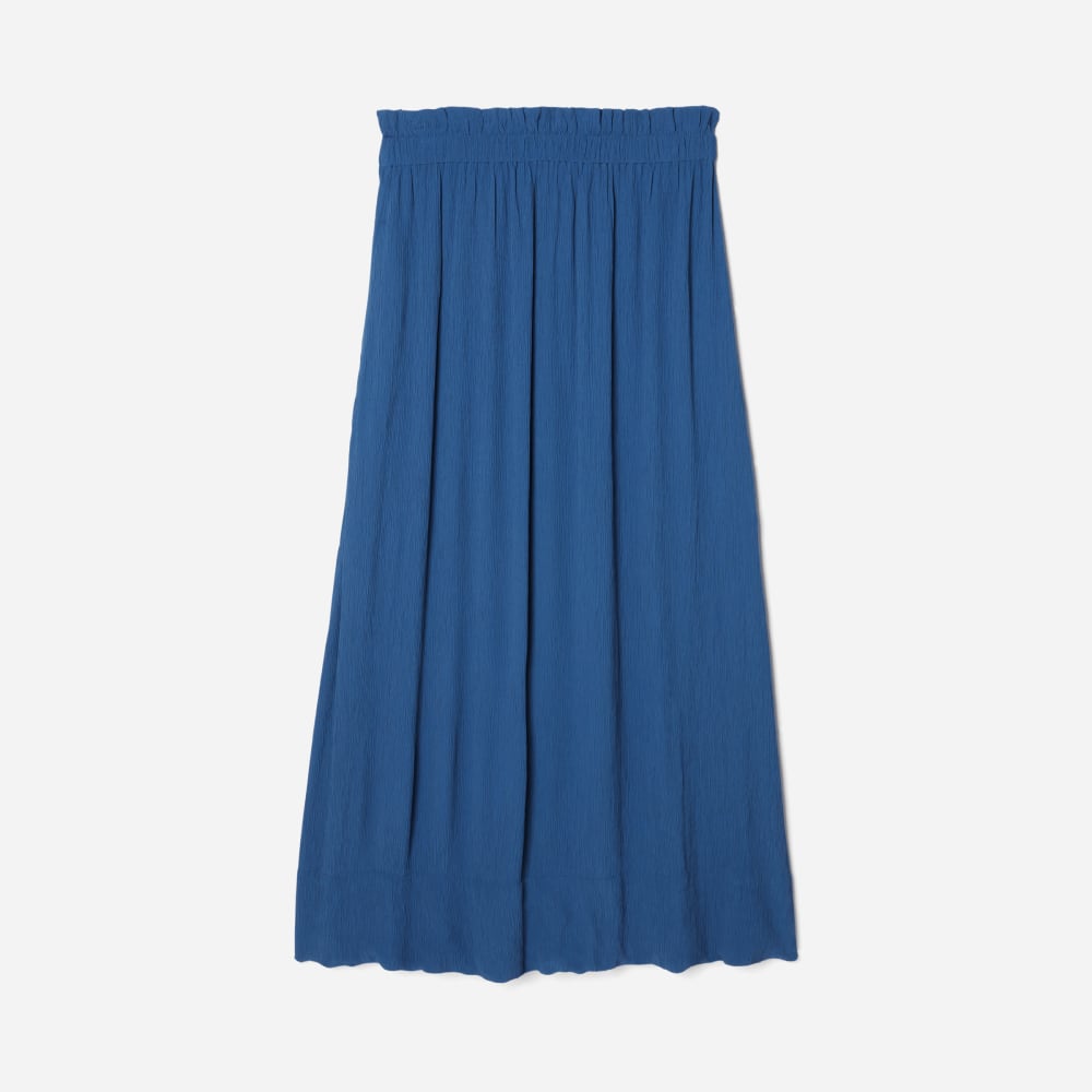 The Naia??Ripple Skirt | Deep Blue