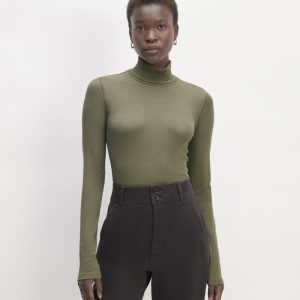 The Luxe Rib Turtleneck | Kalamata