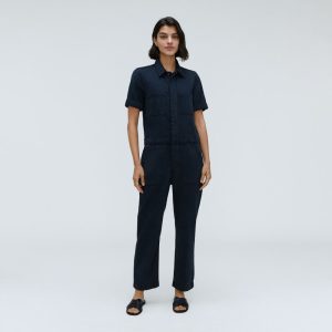 The Supersoft Jean Coverall | Ink Wash