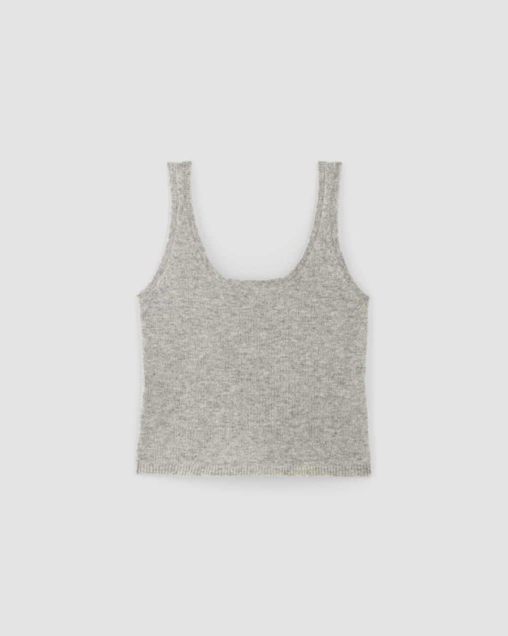 The Cozy-Stretch Tank | Heathered Grey - Image 2
