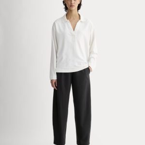 The Off-Duty Barrel Pant | Black