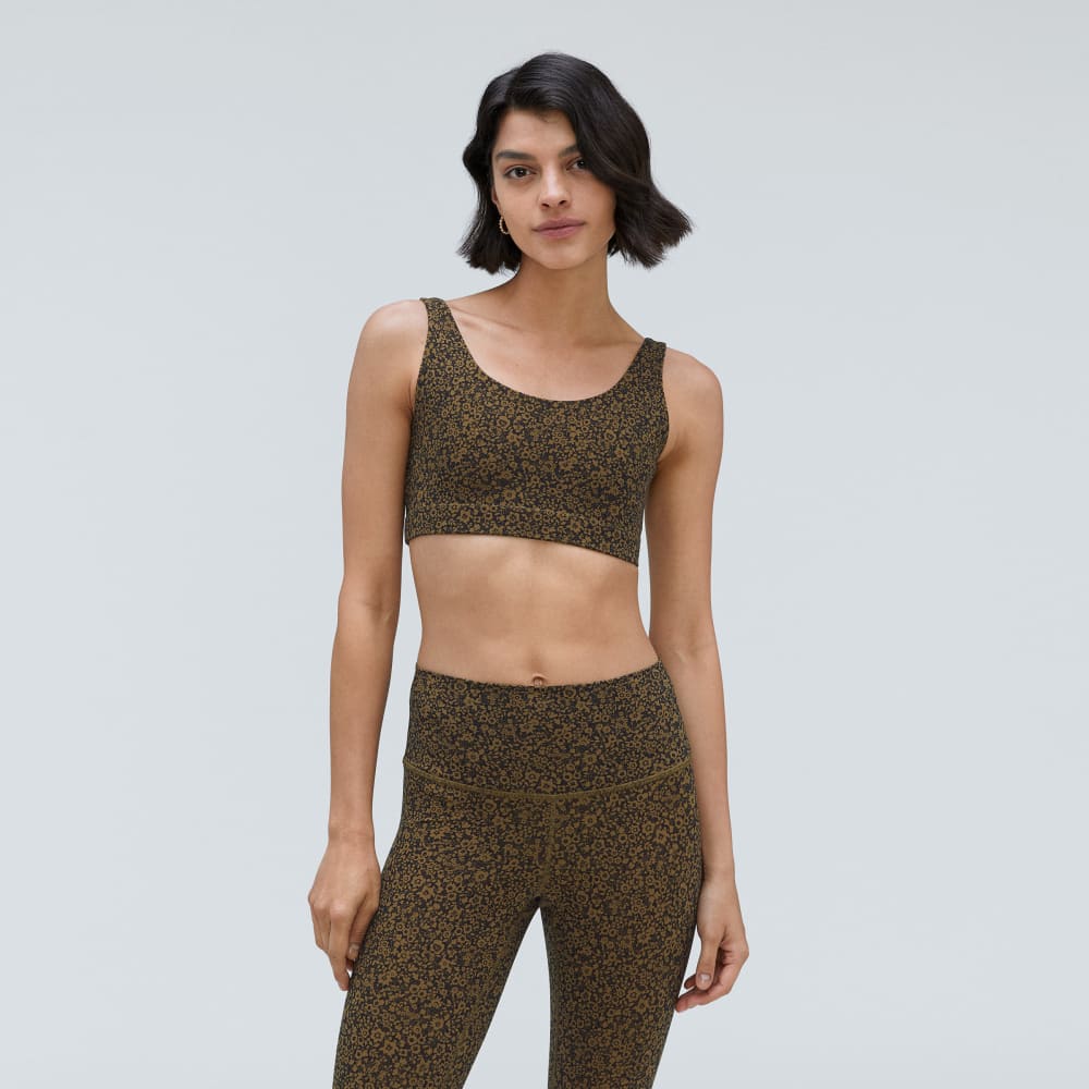 The Perform Bra? | Black / Breen Floral - Image 2