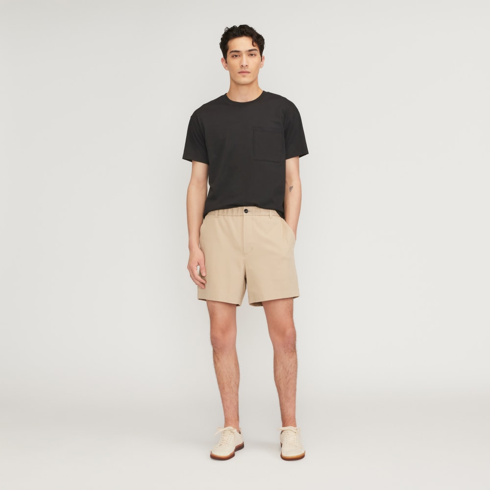 The Pull-On Performance Chino 5 Short | Trench Coat Khaki
