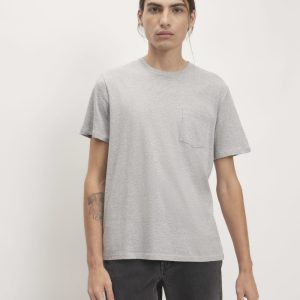 The Organic Cotton Pocket Tee | Heathered Grey