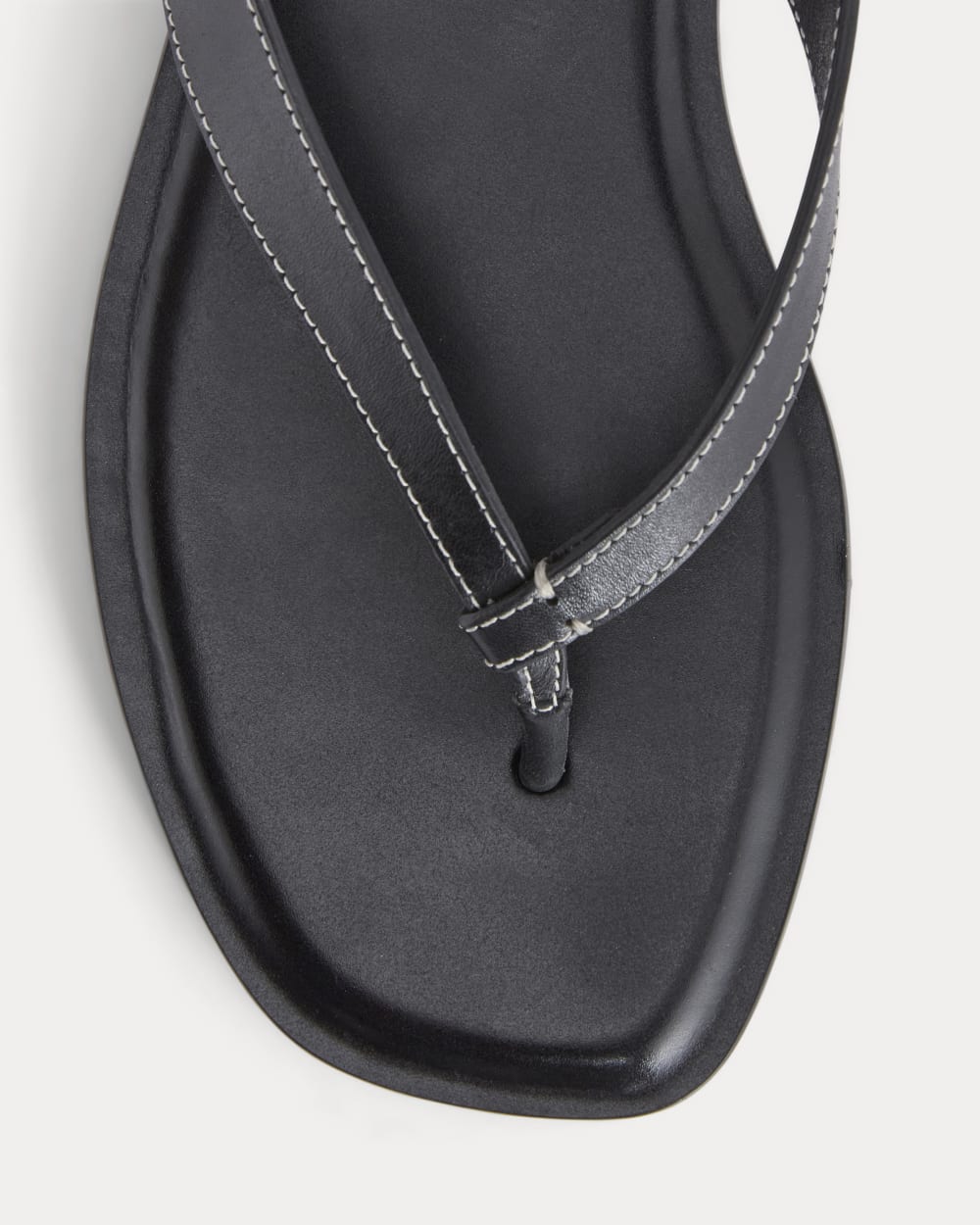The Leather Flip Flop | Black - Image 7