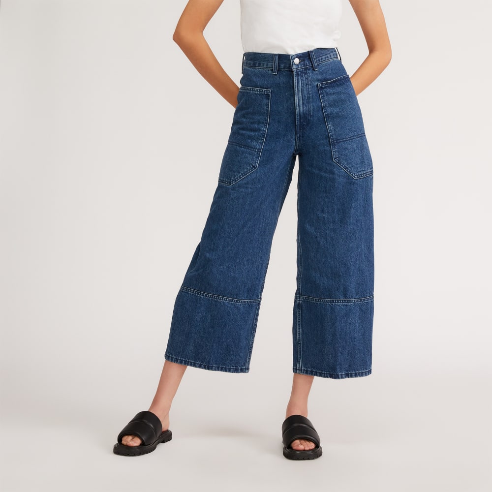 The Way-High® Gardener Cropped Jean | Vibrant Blue - Image 3