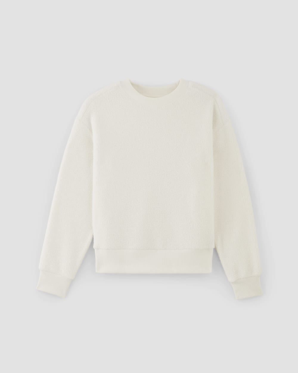 The ReNew Fleece Oversized Crew | Bone - Image 2