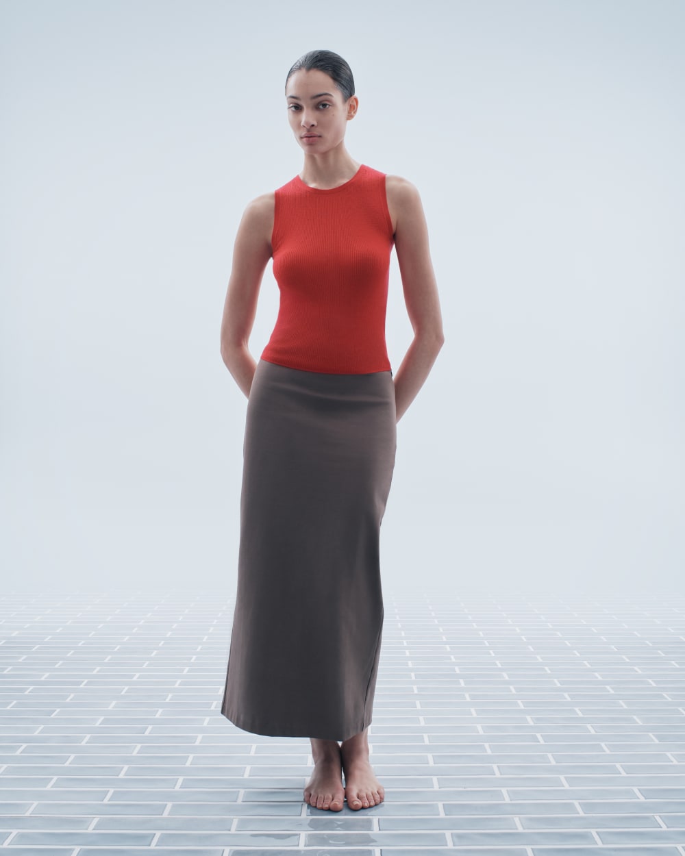 The Tank in Ultrasoft Merino | Classic Red - Image 8
