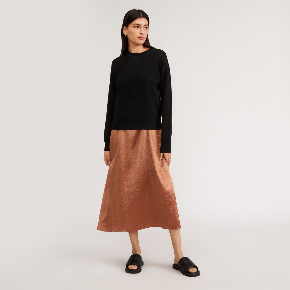 The Cotton-Merino Sweatshirt | Black - Image 5