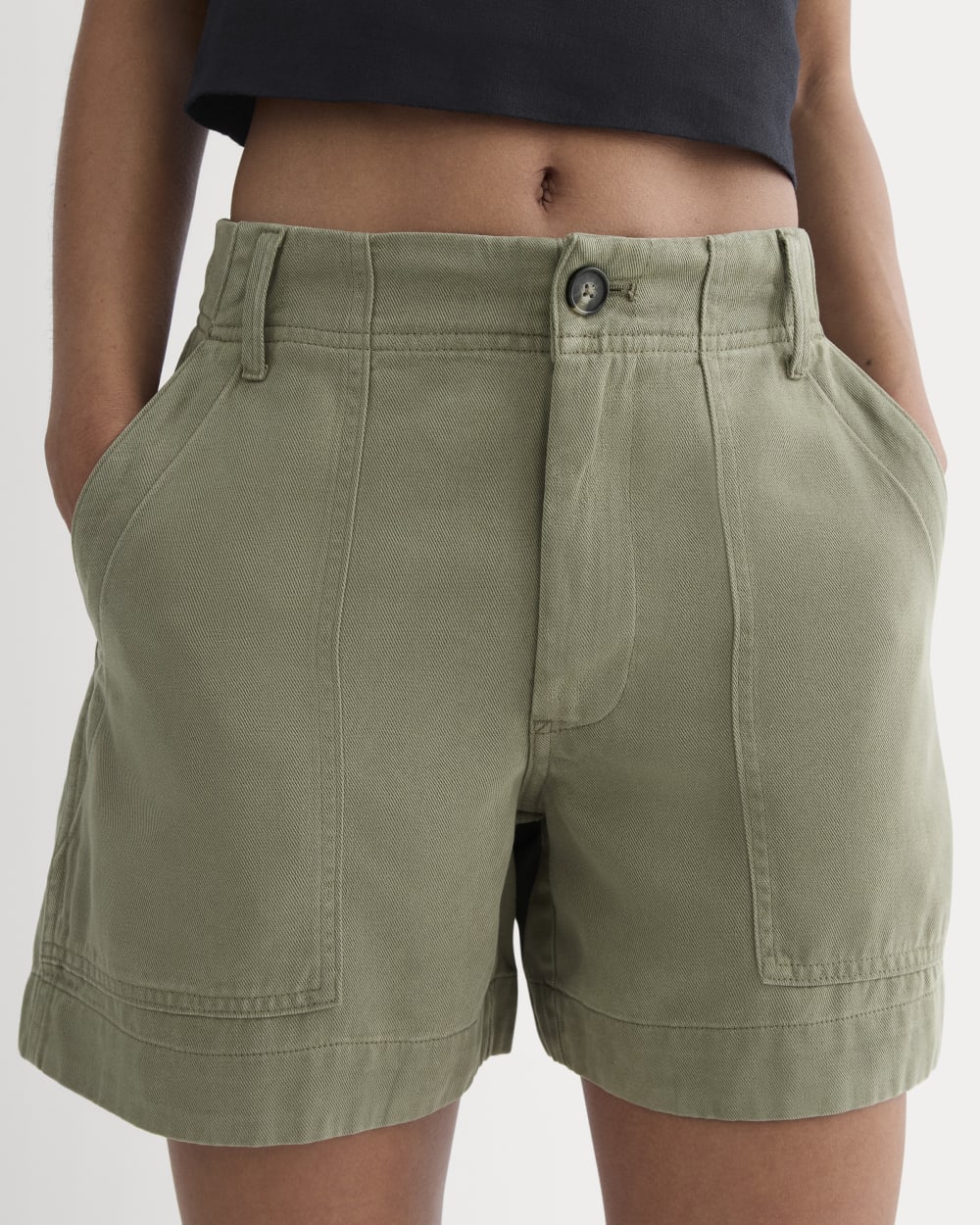 The Utility Short in Buttersoft | Lichen Green - Image 4