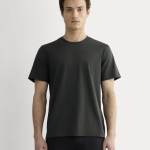 The Essential Organic Crew | Washed Black