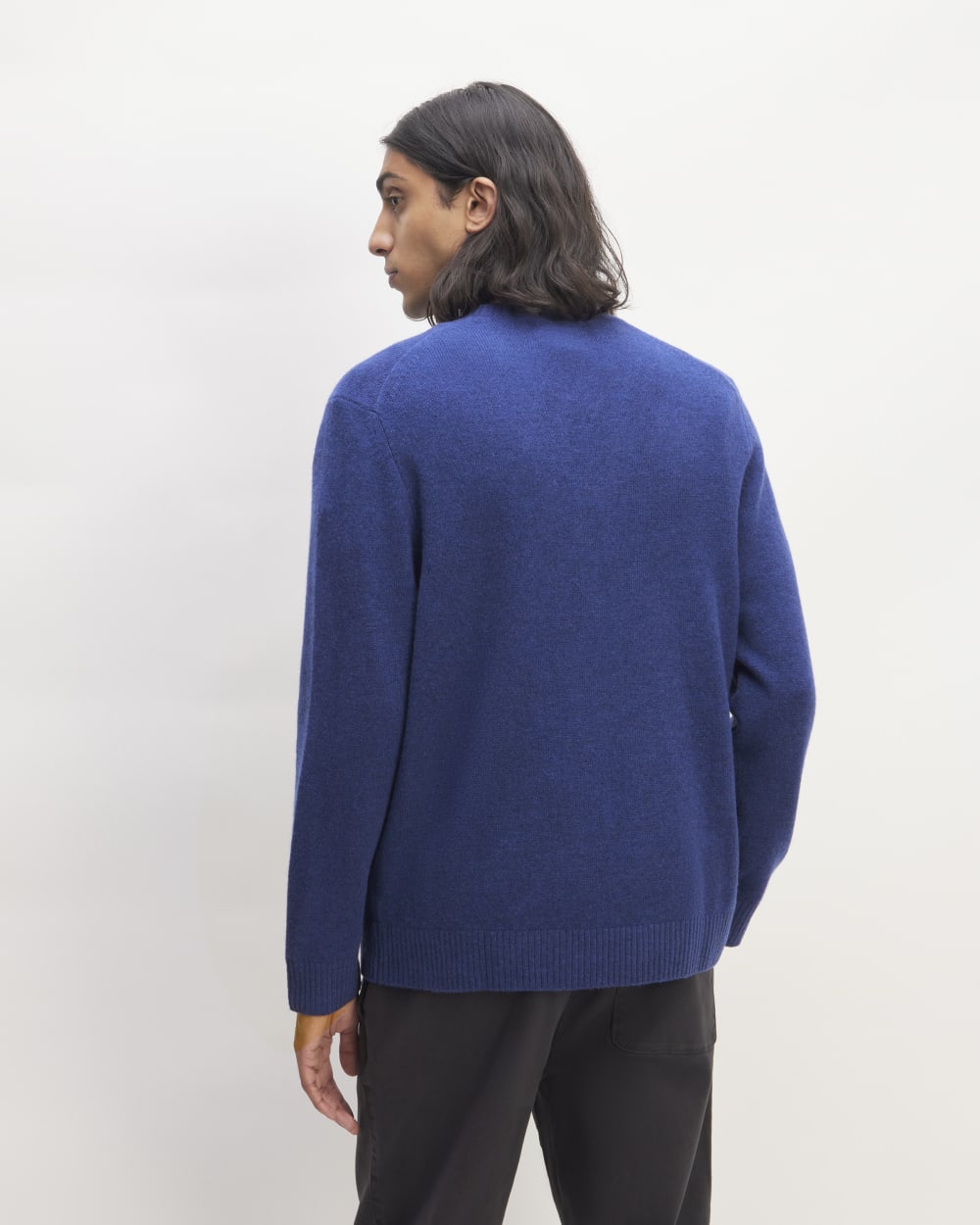 The Premium Merino Crew Neck Sweater | Bellwether Blue Heather - Image 6