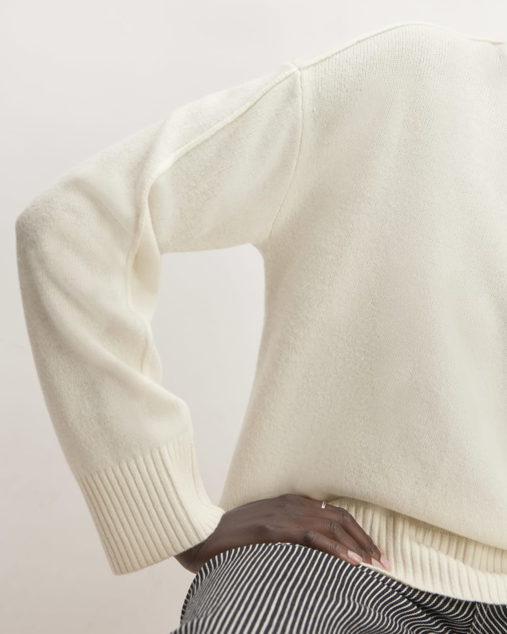 The Good Merino Wool Crewneck Sweater | Bone - Image 5