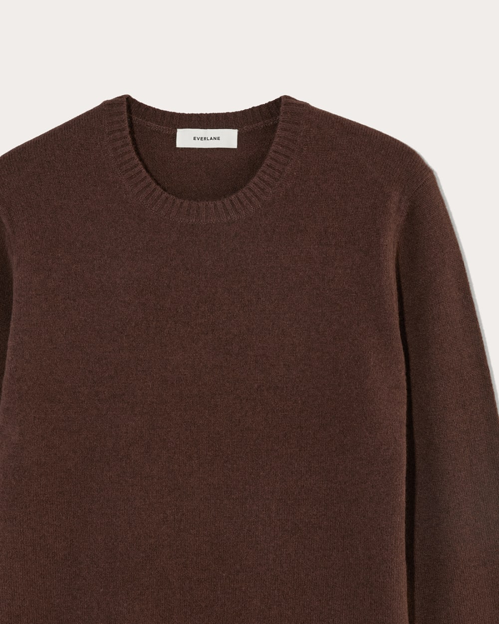 The Premium Merino Crew Neck Sweater | Heather Mahogany - Image 5