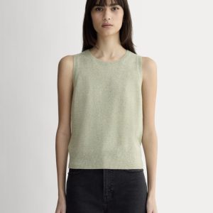 The Classic Tank in Cashmere | Light Heathered Moss