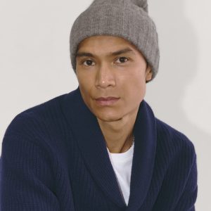 The Alpaca Beanie | Taupe Melange