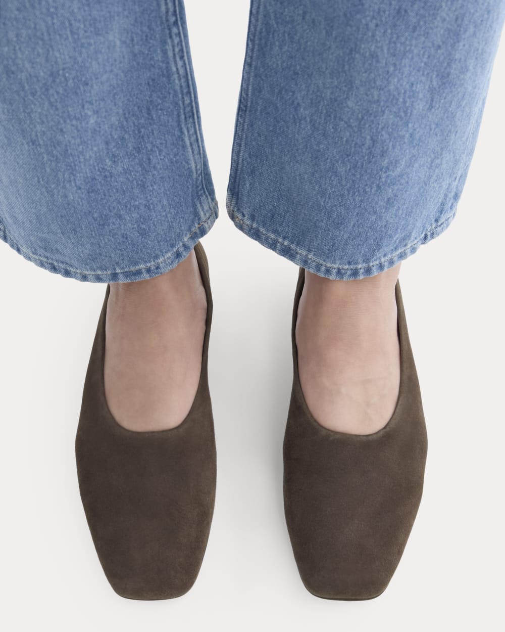 Gallery Square-Toe Flat | Deep Brown - Image 5