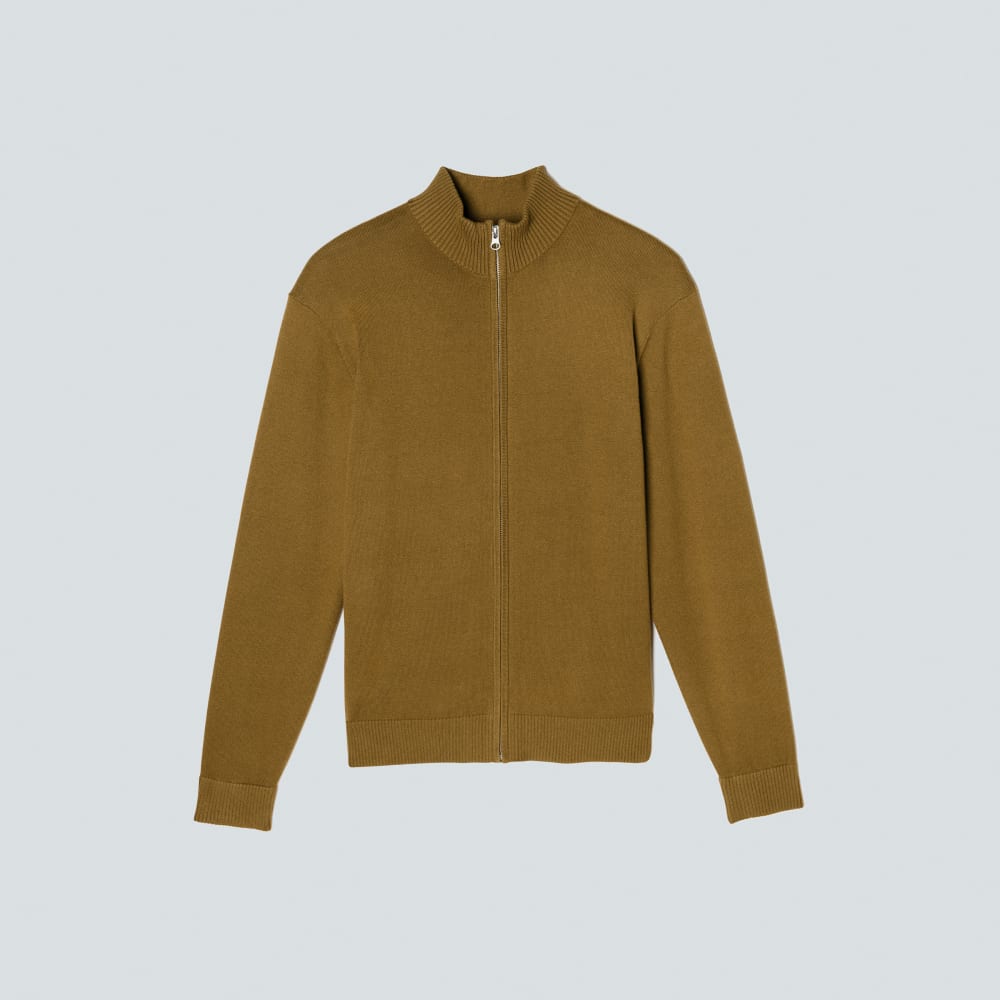 The No-Sweat Full Zip Sweater | Tapenade - Image 2