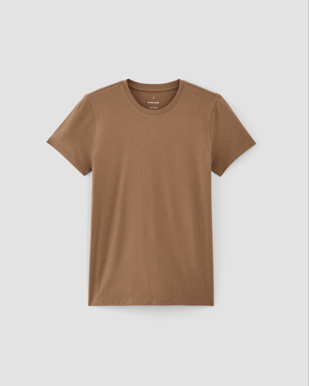 The Slim Crew in Essential Cotton | Carob Brown - Image 2