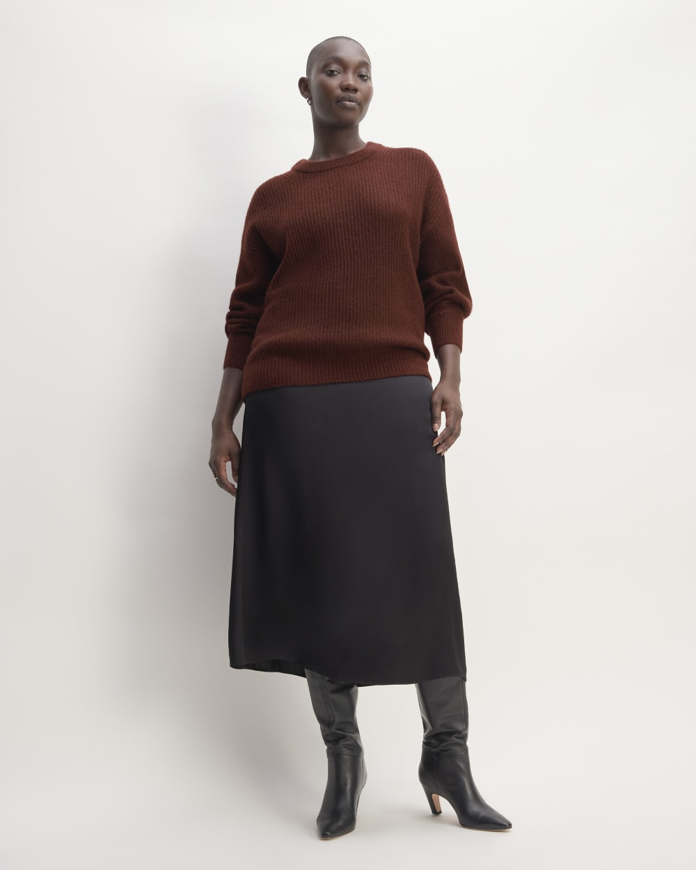 The Cocoon Crew in Alpaca | Burgundy - Image 3