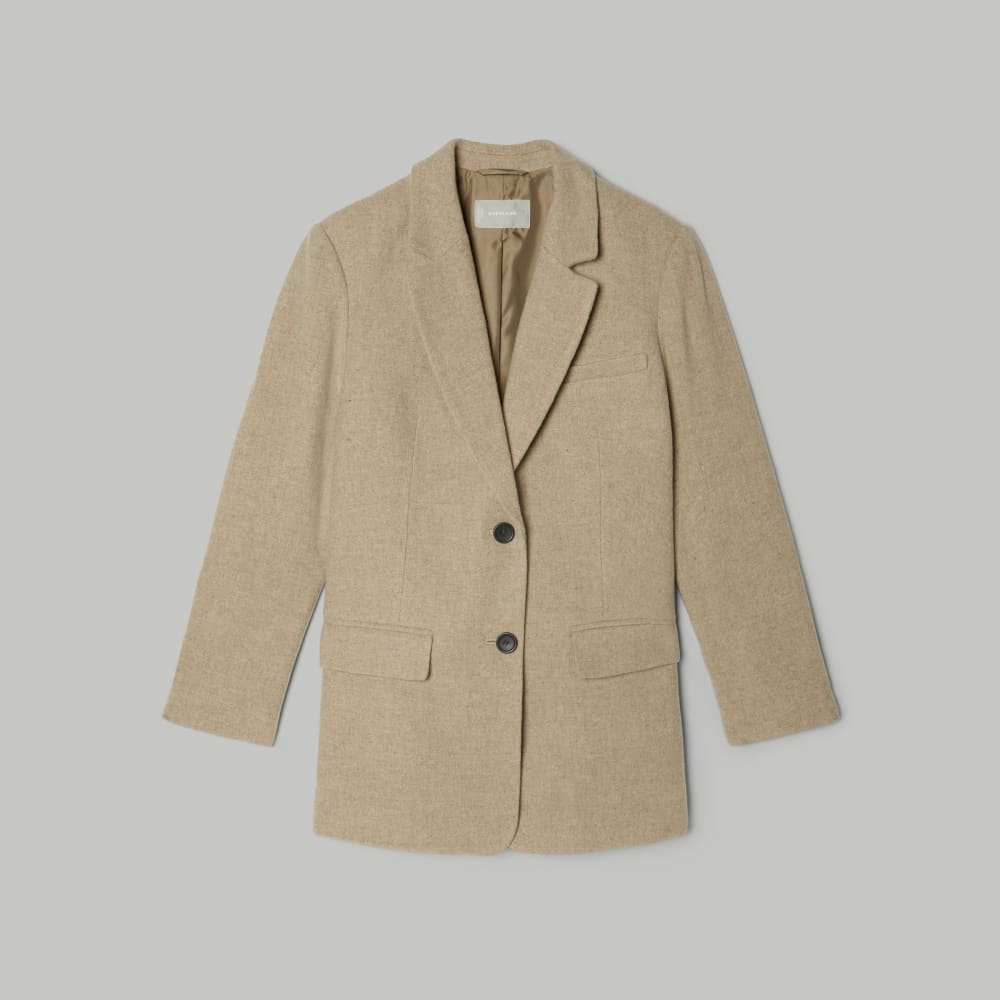 The Oversized Blazer in Wool | Toasted Tan - Image 2