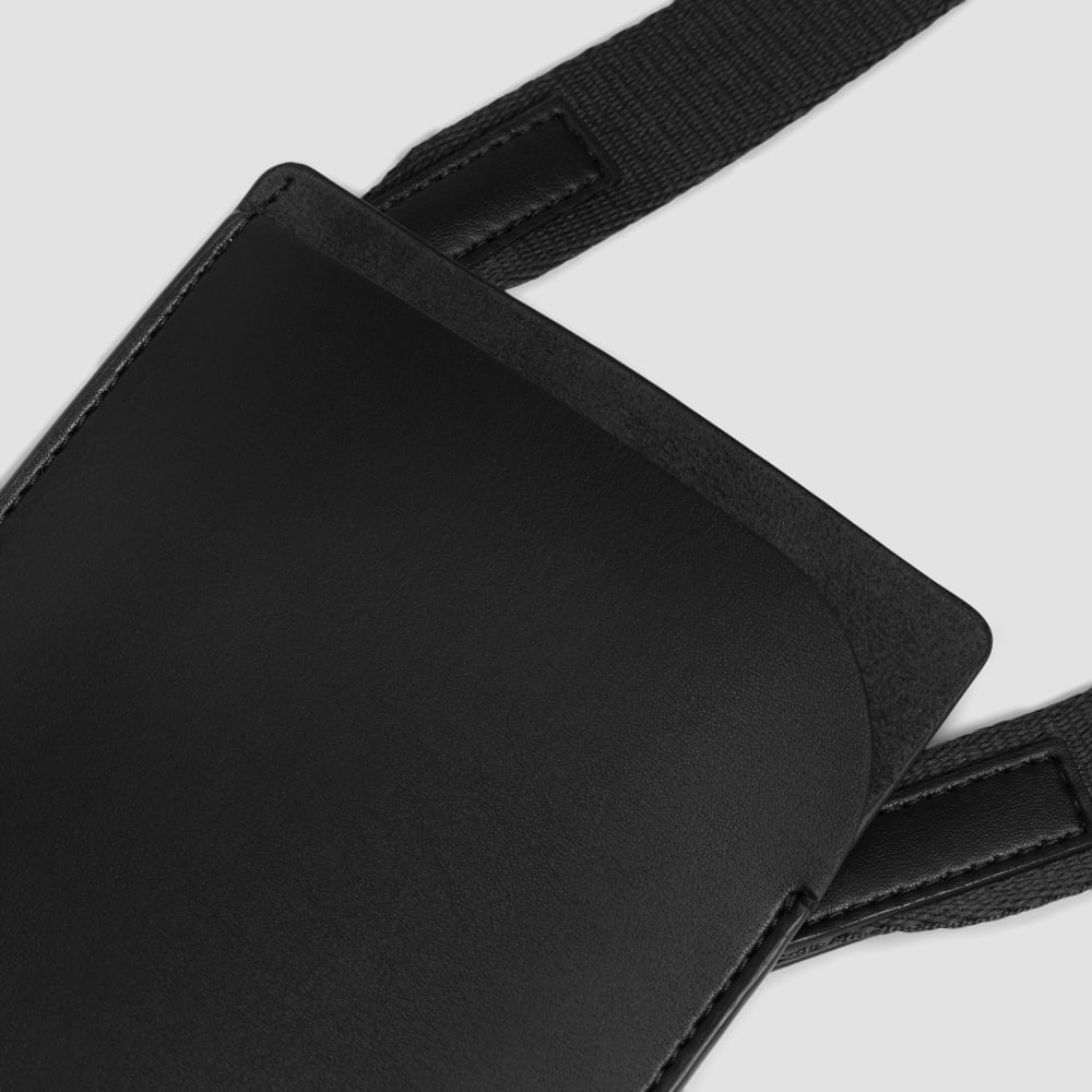 The Cactus Leather Mini Sling Bag | Black - Image 7