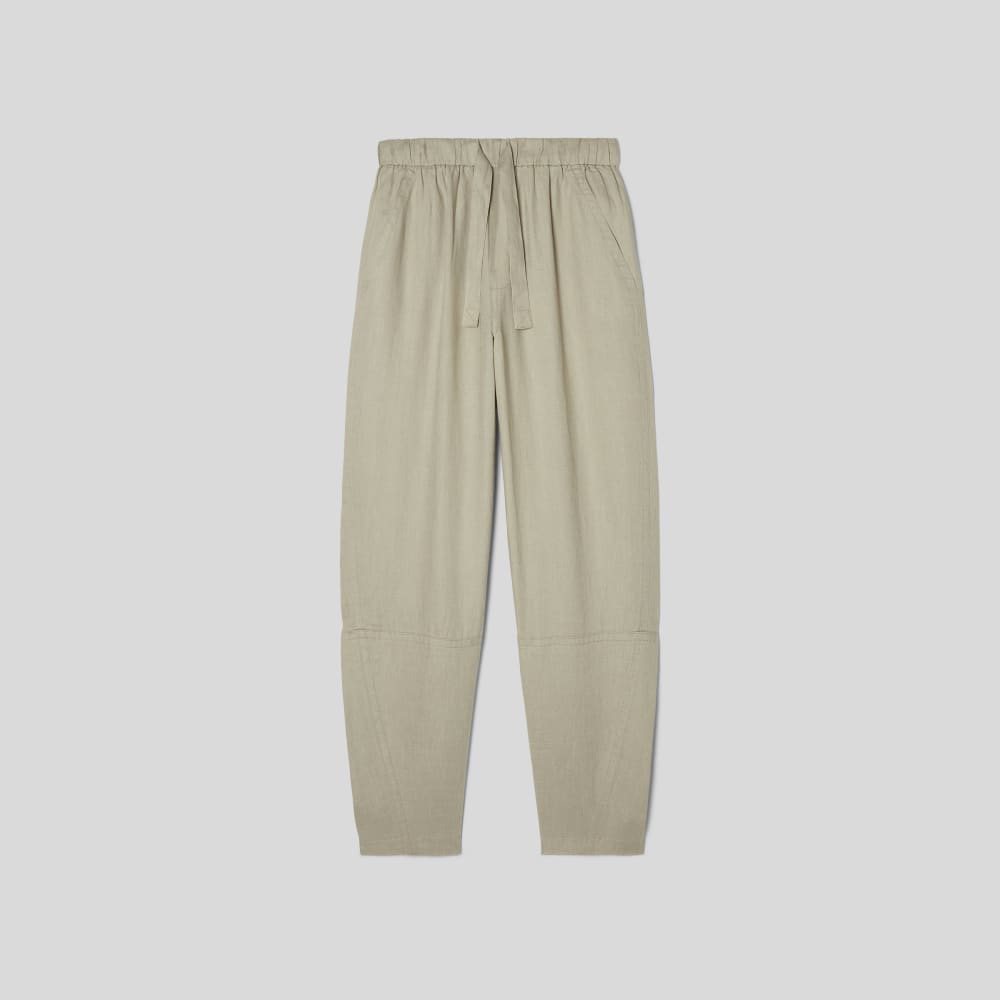 The Linen Pull-On Barrel Pant | Seagrass - Image 2