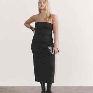 The Dream Strapless Dress | Black