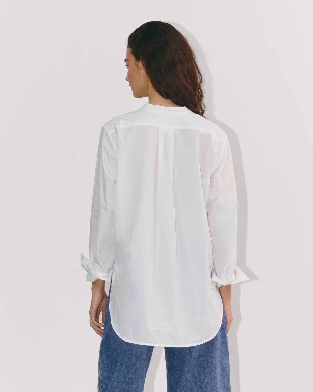 The Oversized Shirt in Ultrasoft Cotton | White - Image 5