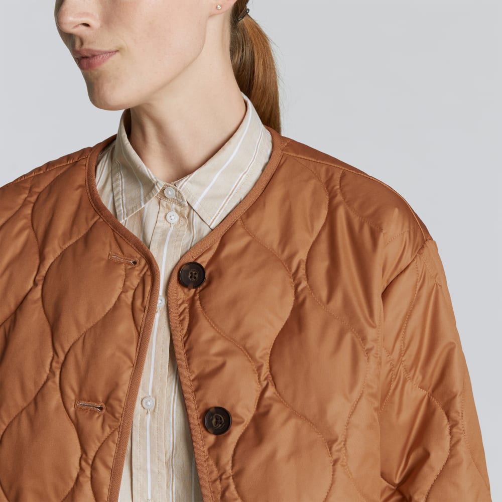 The Quilted Liner | Tawny Brown - Image 4