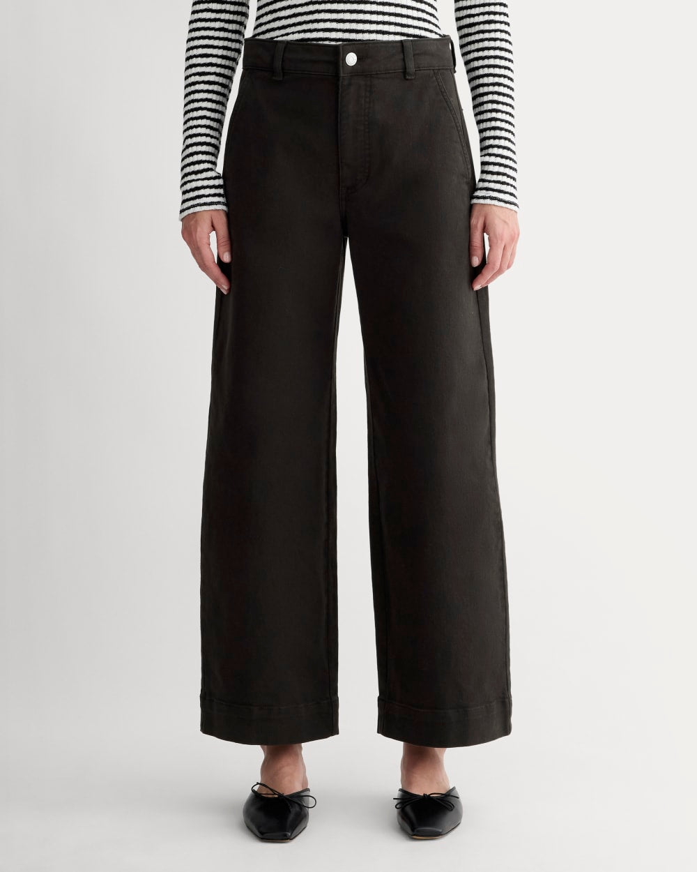 The Utility Wide-Leg Pant | Black - Image 3
