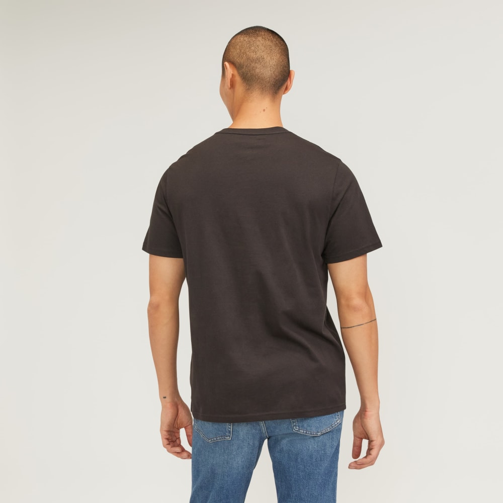 The Essential Organic V-Neck Tee | Vintage Black - Image 3