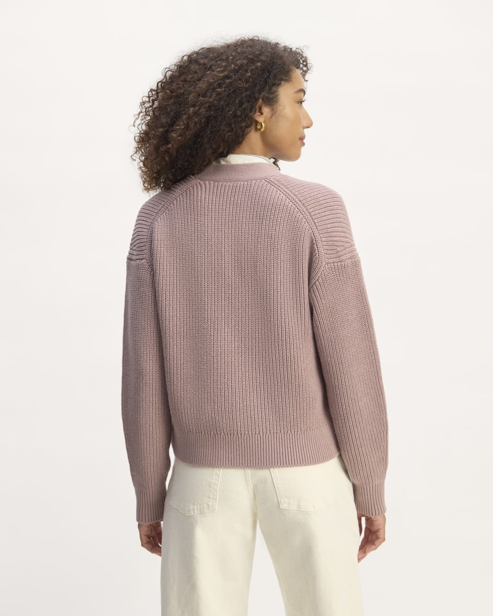 The Boxy Cardigan in Everyday Cotton | Dusty Rose - Image 6