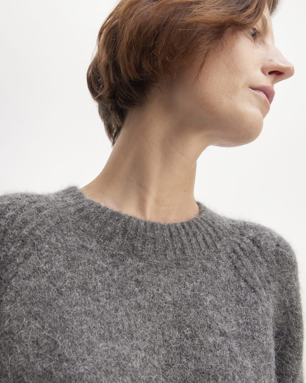 The SuperFuzz Alpaca Crew | Dark Charcoal - Image 4