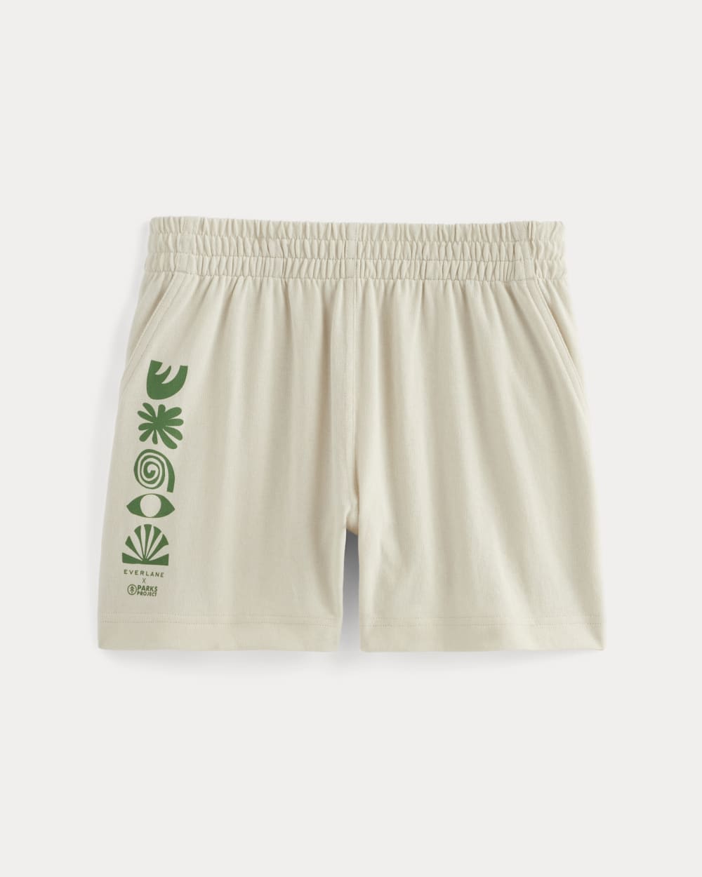 The Everlane x Parks Project Off-Duty Short | Natural / Green - Image 2