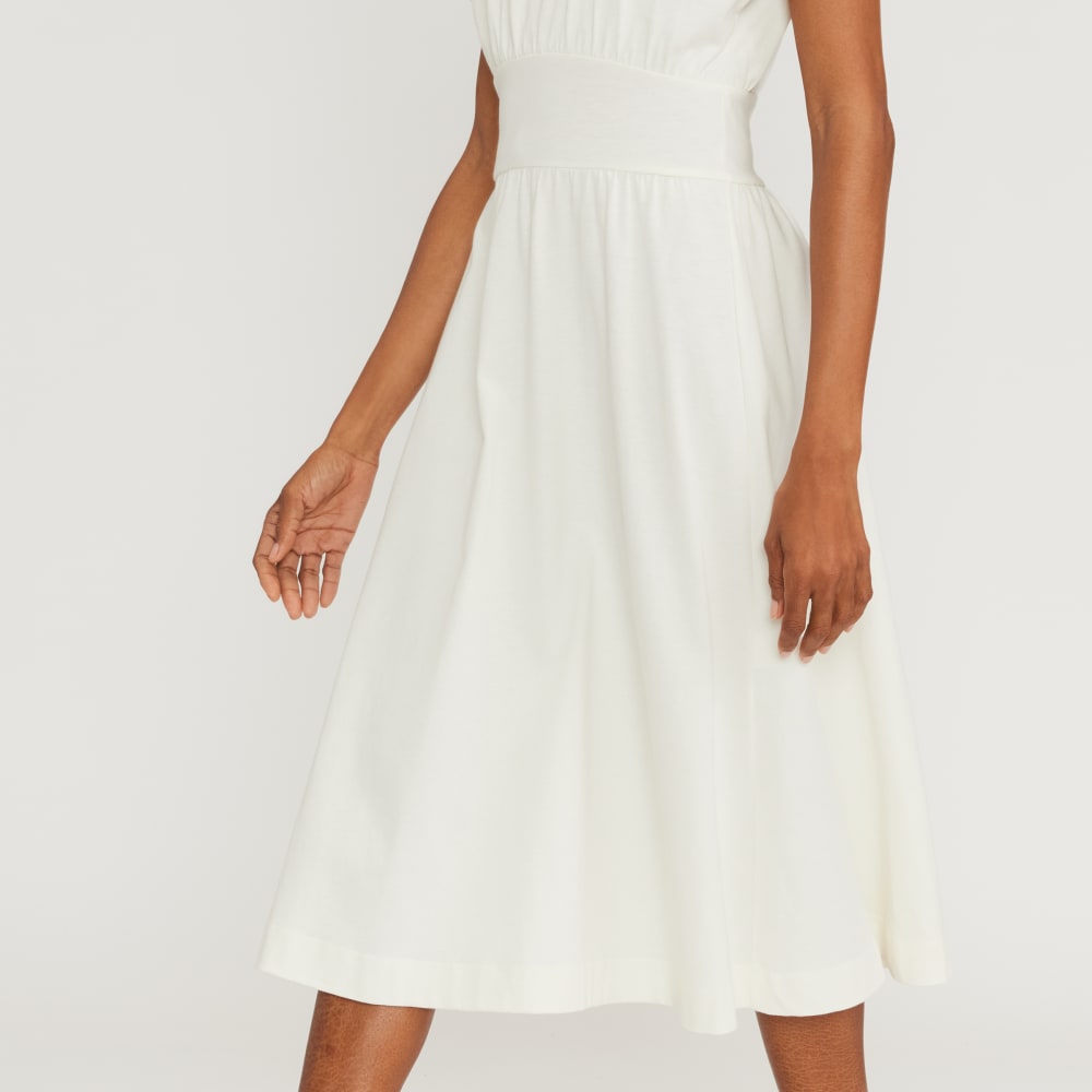 The Organic Cotton Waisted Dress | Canvas - Image 6