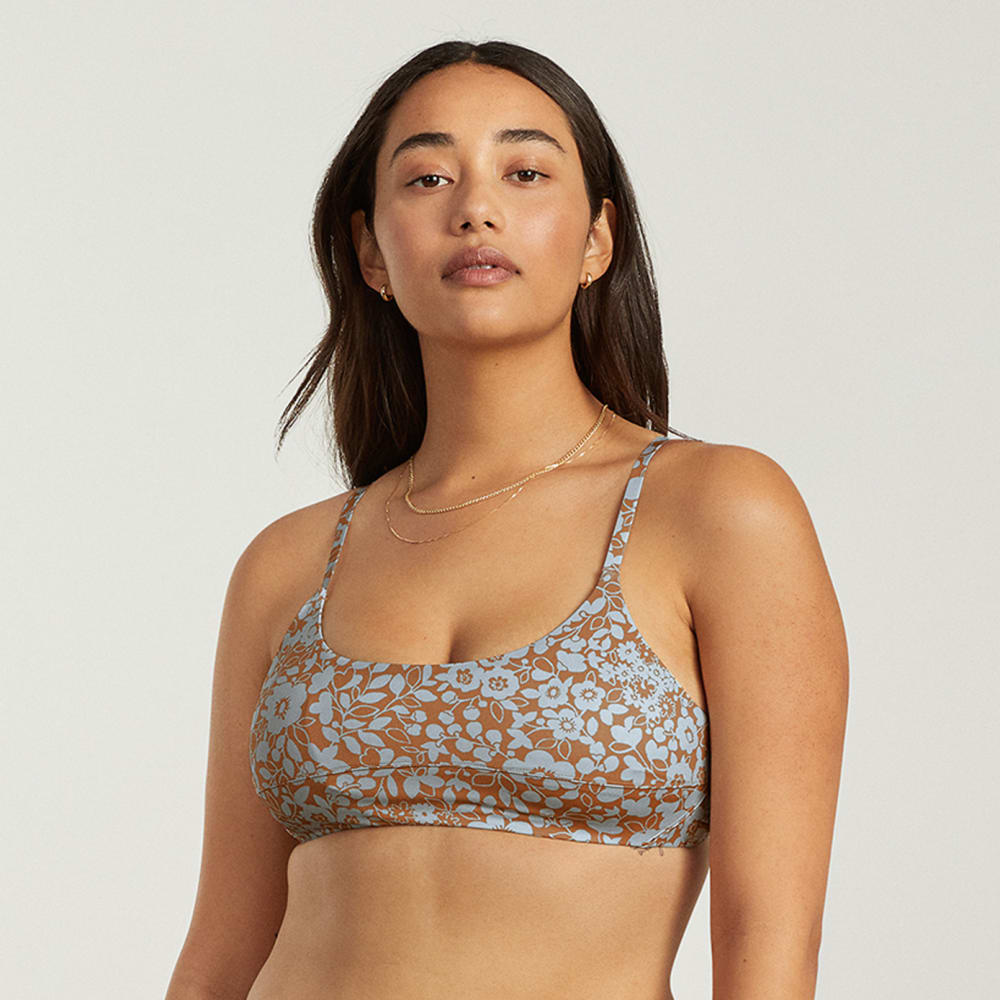 The Scoop-Neck Bikini Top | Honey Floral - Image 2