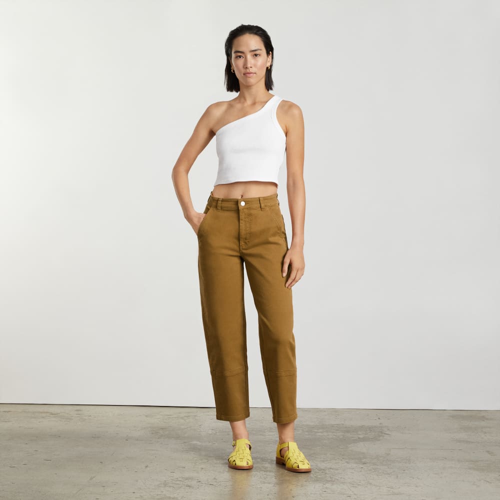 The Utility Barrel Pant | Golden Brown | Regular - Image 6