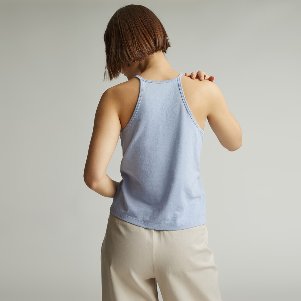 The Hemp Cutaway Tank | Periwinkle - Image 3