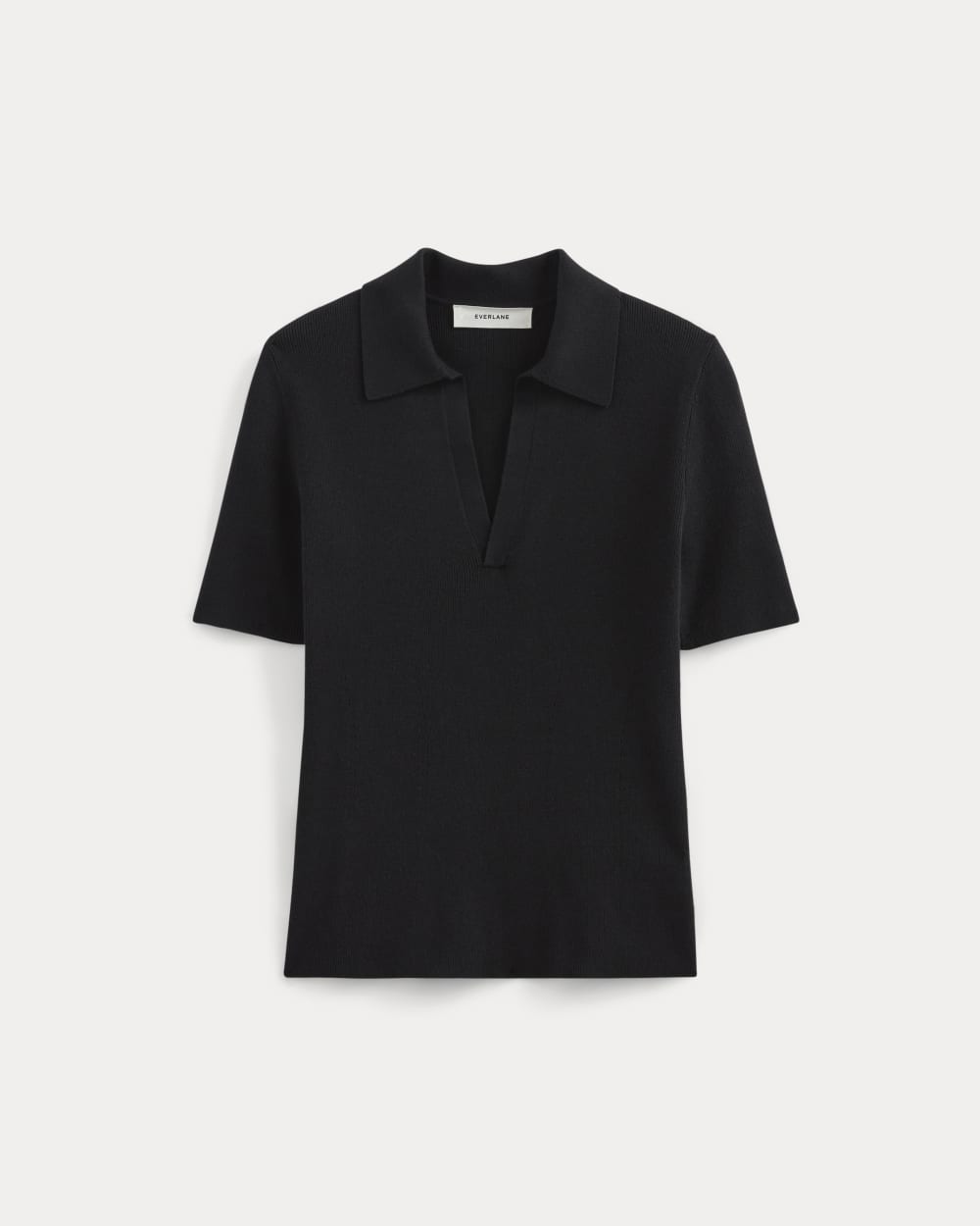 The Knit Polo | Black - Image 2