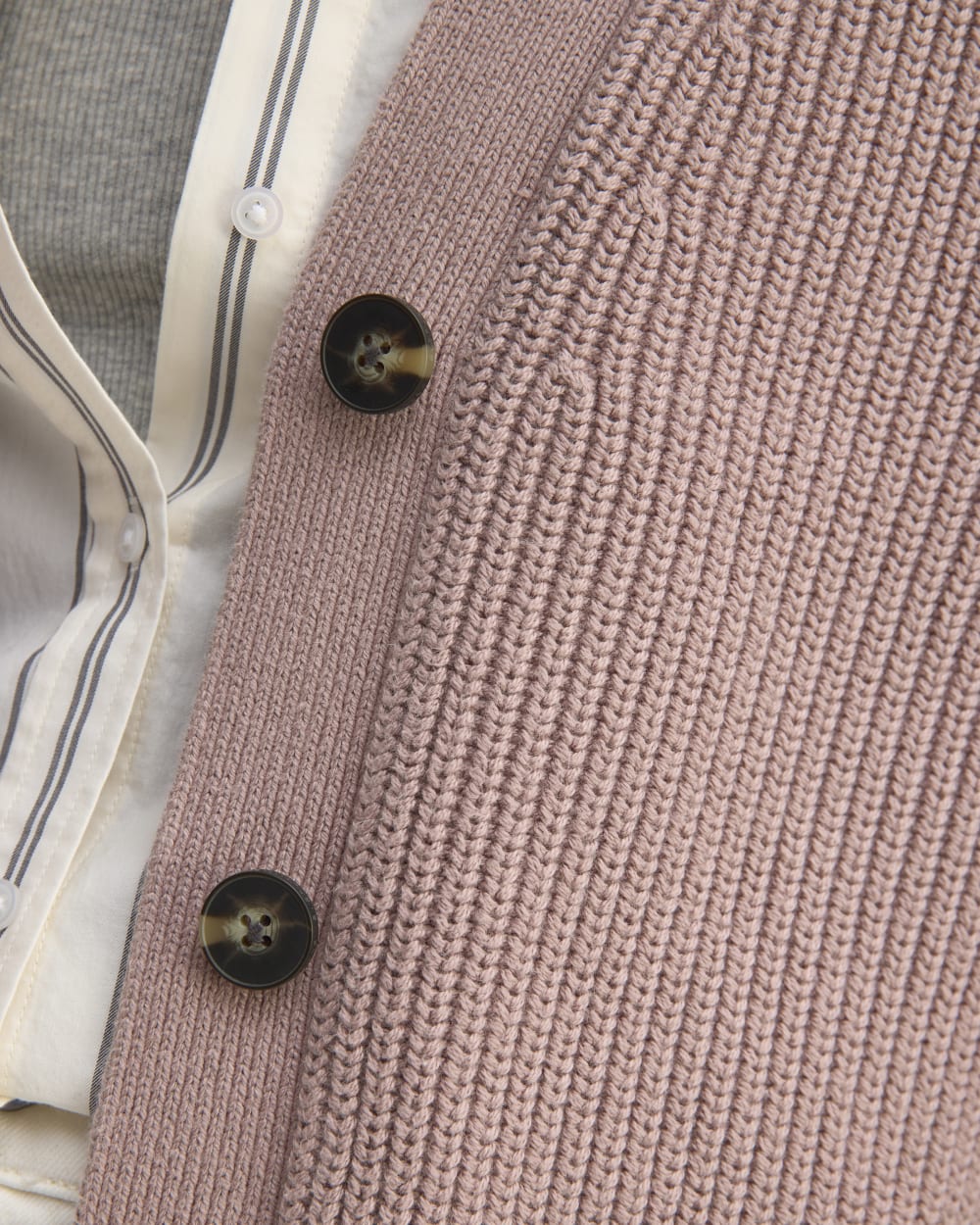 The Boxy Cardigan in Everyday Cotton | Dusty Rose - Image 5