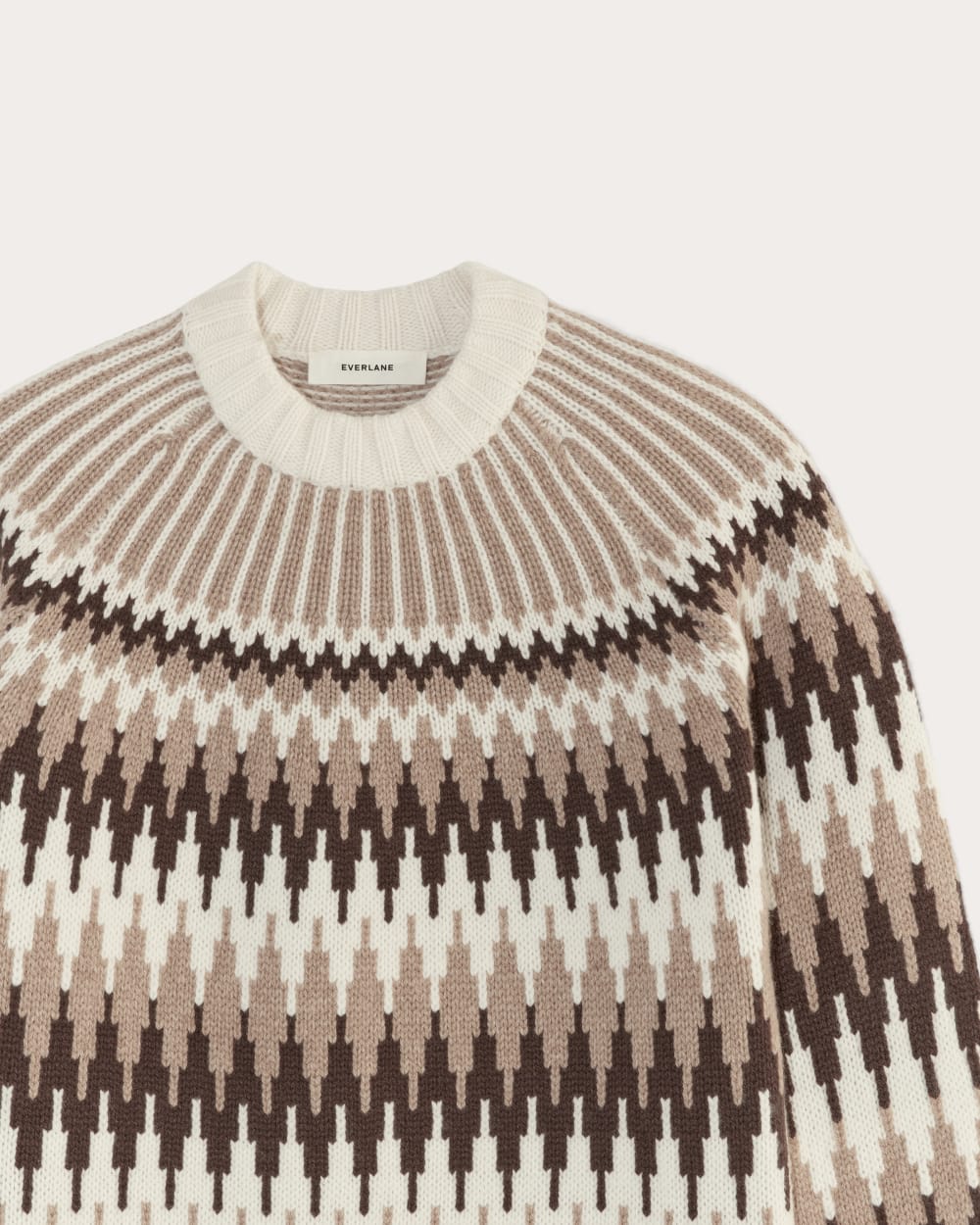 The Fair Isle Crew | Bone / Brown Fair Isle - Image 6
