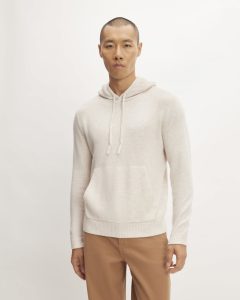 The Felted Merino Hoodie | Heathered Oat
